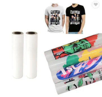 فیلمی انتقال سفید DTF PET برای چاپ لباس و تزئین پارچه